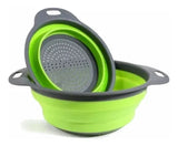 Colador De Silicona Plegable 24cm Con Asas Vonne