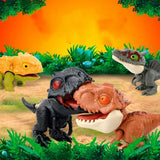 Dinosaurio Mordelon Coleccionable Juguete Niño X5 Unidades