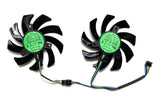 2 Ventiladores Para Powercolor Fighter 5600xt 6600xt 6650xt