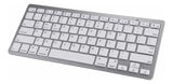 Teclado Bluetooh Recargable Inalambrico Tablet Celular Pc Teclado Multicolor
