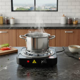 Estufa Eléctrica 1 Puesto 5 Niveles De Temperatura Negro