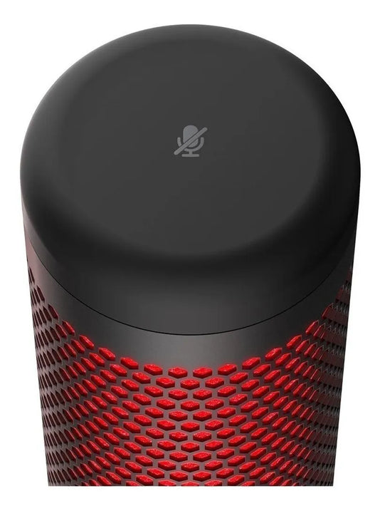 Micrófono HyperX Quadcast 4P5P6AA Condensador Bidireccional color negroS
