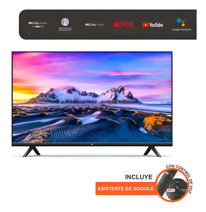 Smart TV de 32" Xiaomi Mi TV P1 32 con pantalla LED HD