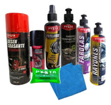 Super Kit Limpieza Motos Promo Brillo Y Protección