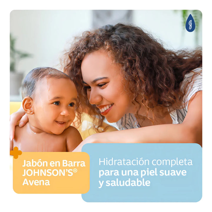 Jabón Bebé Johnson's Avena tripack 3x110 gr
