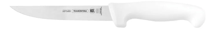 Cuchillo para Deshuesar Tramontina Profesional 24605186 con Lámina de Acero Inoxidable y Mango en Polipropileno Blanco 6"