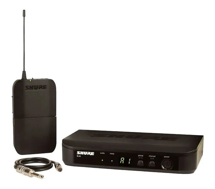 Shure Blx14 Sistema Inalambrico Para Guitarra O Bajo (receptor + Transmisor Bodypack + Cable Wa302)