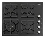 Estufa De Empotrar Tandoori Cristal Gas Natural Haceb 9002295 Color Negro