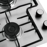 Estufa de Empotrar Acero Inox Dos Puestos 35 cm Gas Natural