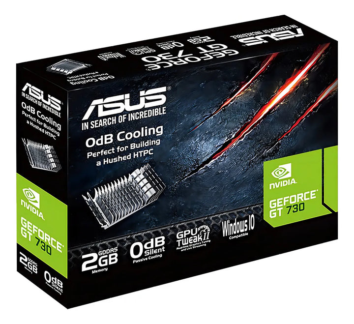 Tarjeta De Video Asus Geforce 2gb Gddr5 - Gt730-sl-2gd5- /vc