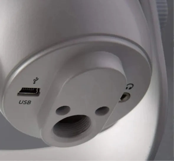 Micrófono Blue Yeti Condensador Omnidireccional color silverS