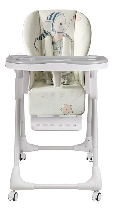 Silla Comedor Kidshop Doble Bandeja Plegable Elefante