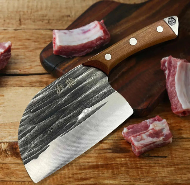 Cuchillo Cabeza De Pezcado Plateado