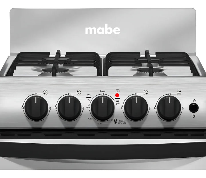 Estufa De Psio A Gas 52 Cm Inox Mabe Emc5150snx1