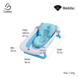 Tina Bañera Plegable Para Bebé Color Azul Tina Bañera Plegab Tina Bañera Plegable Para Bebé