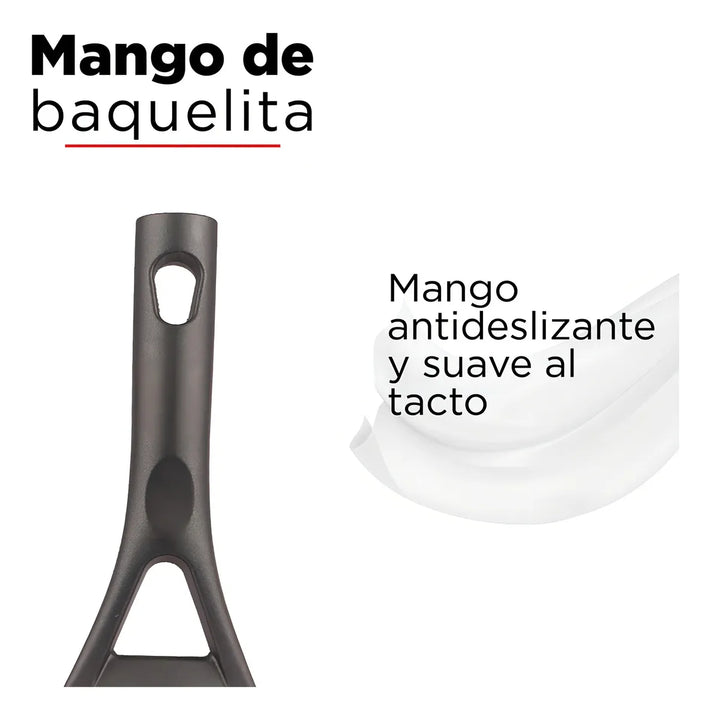 Sartén Circular Antiadherente Gris 24 Cm