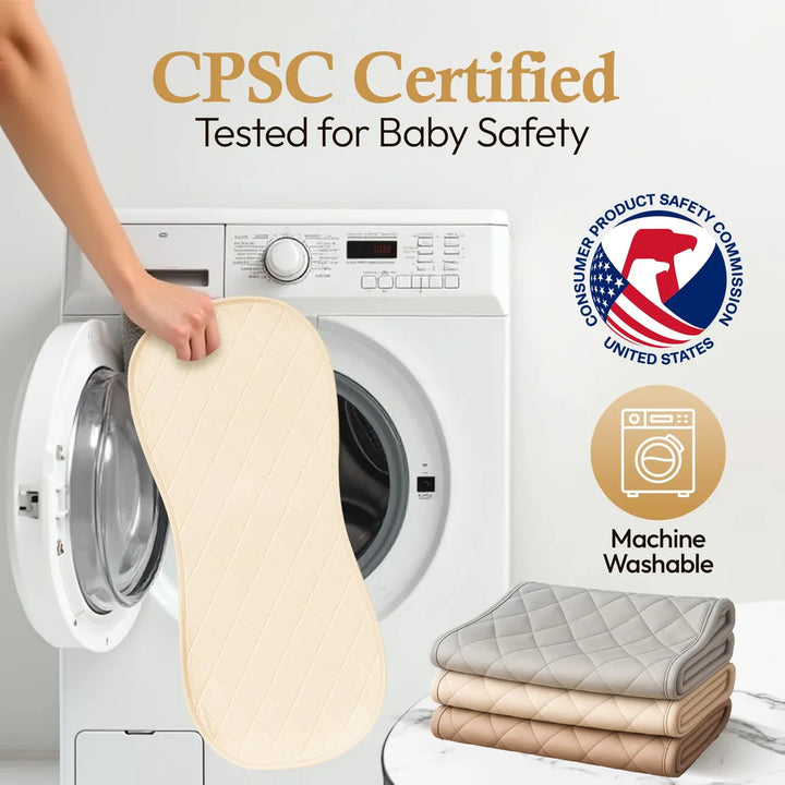 Forro De Cambiador Impermeable Y Fácil De Limpiar