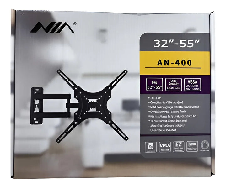 Soporte De Pared Movible Para Tv De 32 A 55 Pulgadas AN400 Negro KVHB