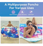 Toalla De Playa Con Capucha Catalonia, Microfibra, Antidesli