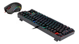 Kit Gamer Redragon Kumara K552 Español + Mouse Grifin Rgb Color Del Mouse Negro Color Del Teclado Negro