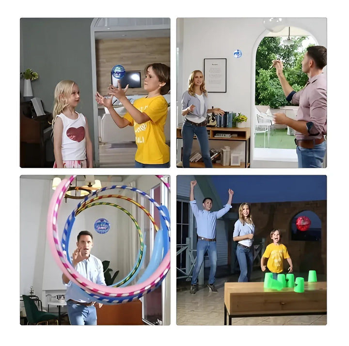 Flying Spinner Flynova Pro Pelota Voladora Boomerang Juguete con Luces