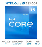 Procesador gamer Intel Core i5-12400F BX8071512400F de 6 núcleos y 4.4GHz de frecuencia
