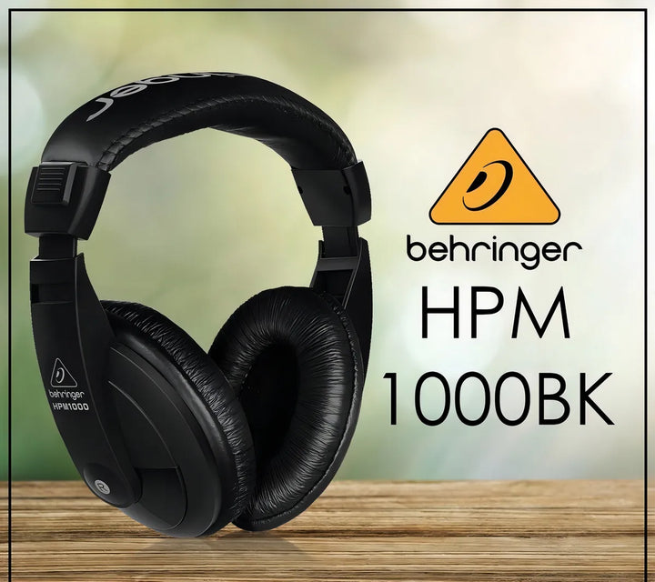 Auriculares Behringer Audio HPM1000 black