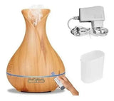 Difusor de aromas y humidificador de aire Mr Vendas Difusor con voltaje de madera clara
