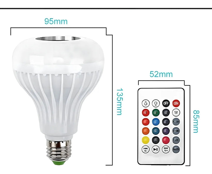Parlante Luz Led Bombillo App Control Oferta Liquidacion