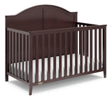 Cuna Convertible 5 En 1 Color Espresso Certificada Greenguar