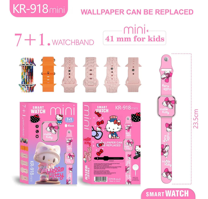 Combo Mini Reloj Para Niños Kr-918 7 En 1 Personajes - Según Disponibilidad