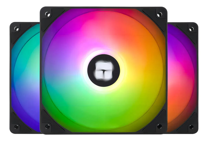 Thermalright Tl-c12c-s Cpu Fan 120mm Argb Case Cooler Fan, 4pin Pwm Silencioso Ventilador De Ordenador Con Rodamiento S-fdb Incluido, Hasta 1500rpm Ventilador3 Cantidades