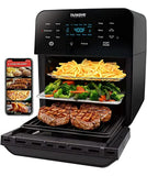 Horno De Aire Nuwave Brio, 15 5qt Tamaño Familiar, Cesta De