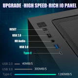 Funda Para Pc Para Juegos Atx Cpmputer Case Con 7