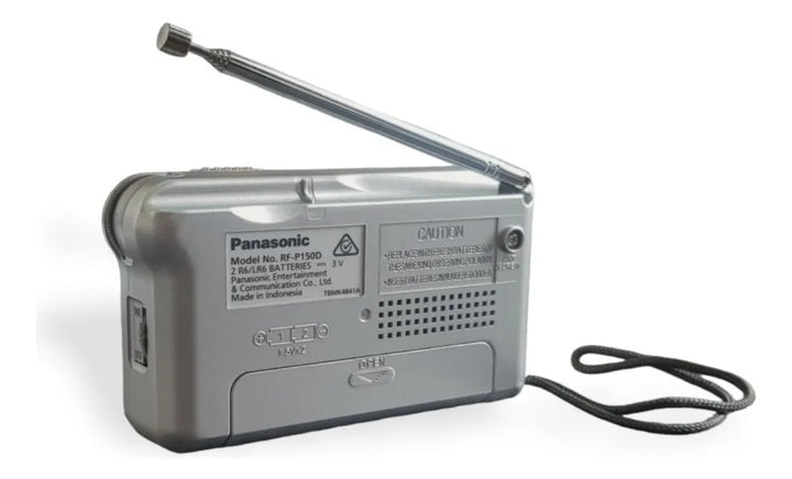 Radio Am/fm Panasonic Rf-p150d Color Plateado N/a