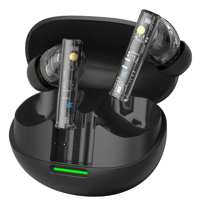 Audífonos Kz Carol Pro con Ldac, Anc y Hi-fi Bluetooth color negro