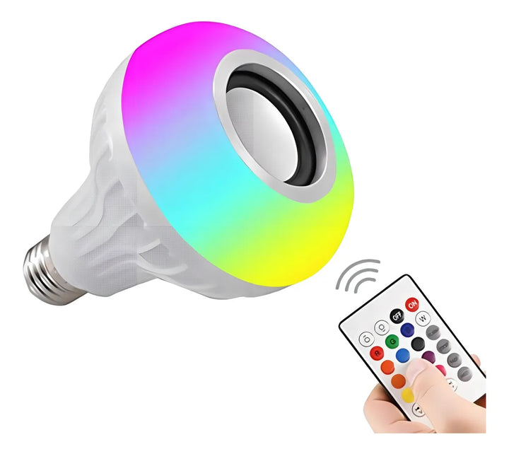 Parlante Luz Led Bombillo App Control Oferta Liquidacion