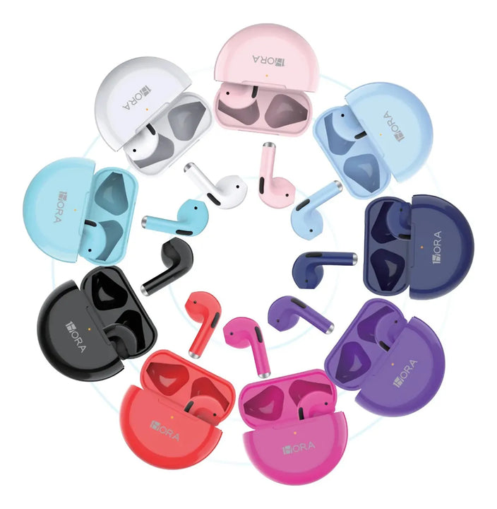Fone de ouvido in-ear sem fio 1Hora In-Ear AUT119 AUT119 fucsia