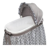 Moisés Y Cuna Mecedora Con Almacenamiento - Gris/linterna