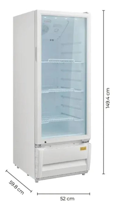 Nevera Kalley Vitrina K-sc211l3 Frost Una Puerta 211litros