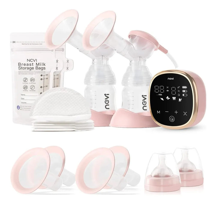 Extractores De Leche Eléctricos Dobles Ncvi portátil 4 modos y 9 niveles