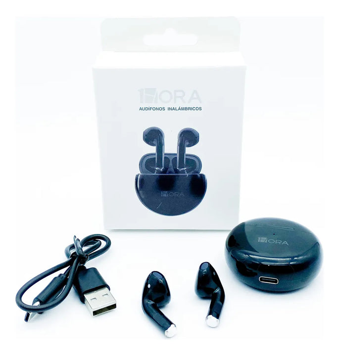 Fone de ouvido in-ear sem fio 1Hora In-Ear AUT119 AUT119 fucsia