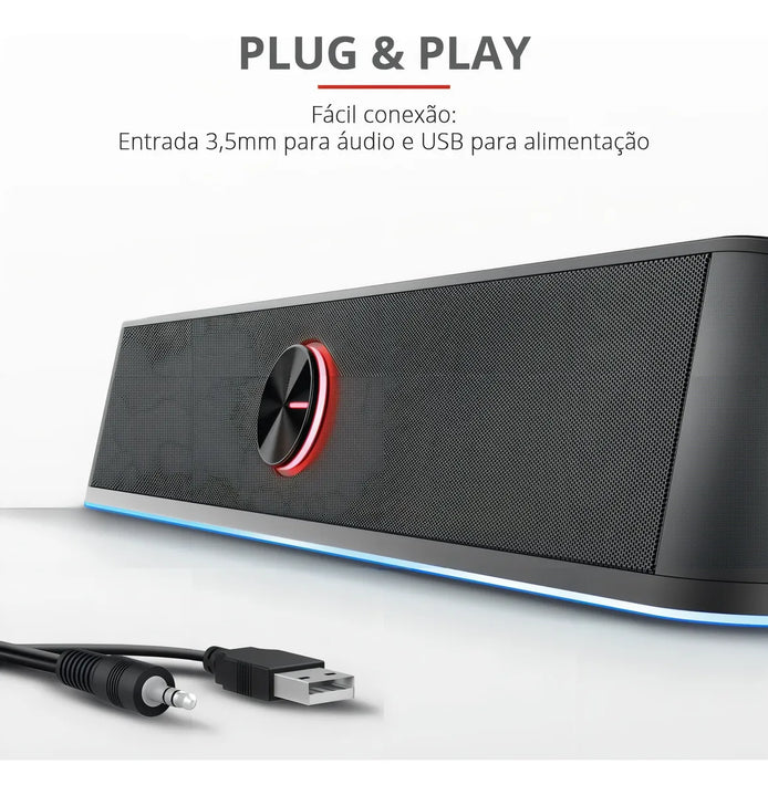 Barra de sonido Thorne Trust 12w Gxt 619 RGB