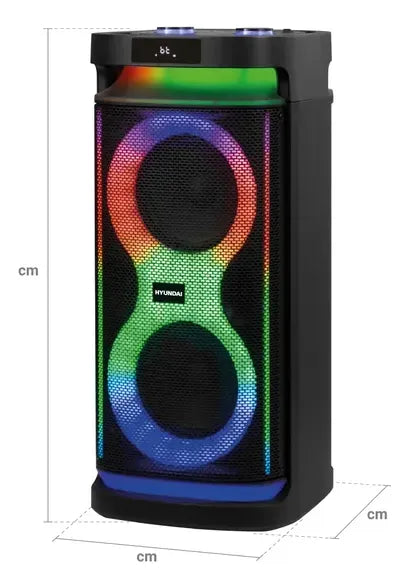 Parlante Hyundai Hyspbt22 150 Watz Negro