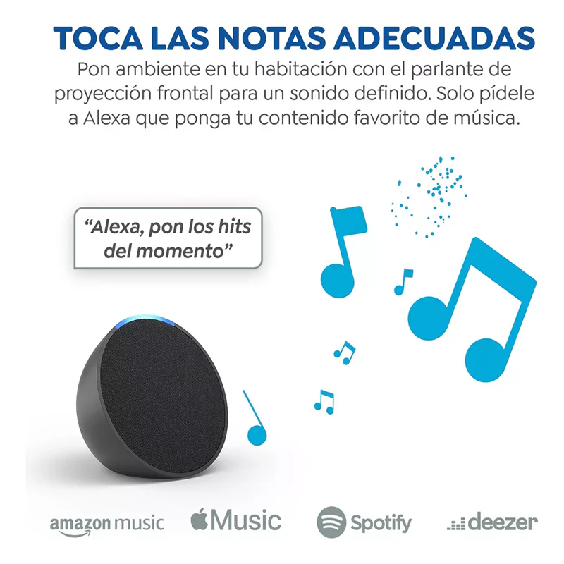 Asistente Virtual Amazon ECHO Pop con AleXa