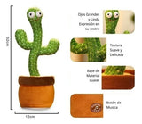 Cactus Bailarín GTI Toy Imita Voz Sonidos Recargable Usb 31cm Baila