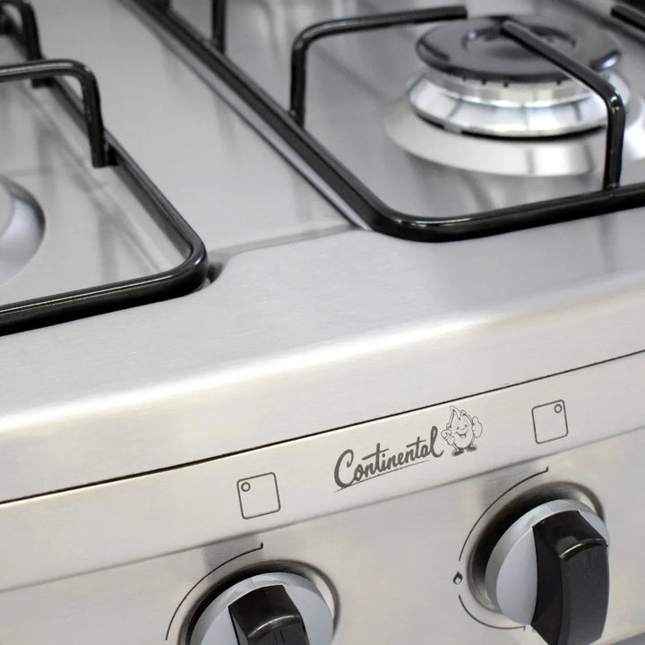 Estufa Sobremesa En Acero Inoxidable Gas Natural 4916 Gris