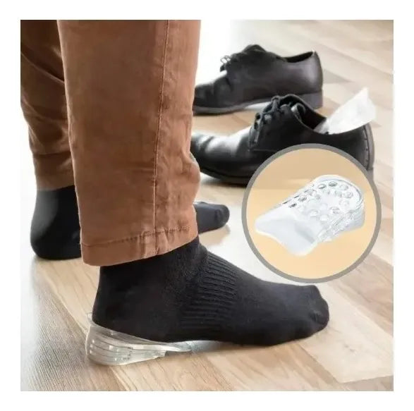 Plantilla Zapatos Gel Goma Elevación 5cm Mas De Altura Único Transparente