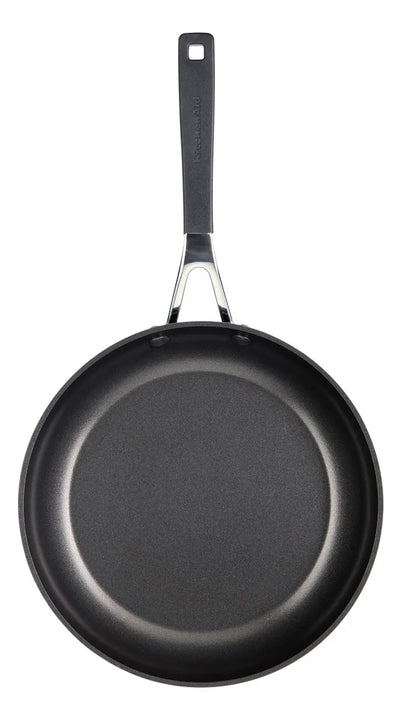 Sartén 31cm anodizado duro, antiadherente, Negro Onyx KitchenAid.