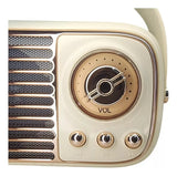 Radio Fm Vintage Bluetooth Recargable Parlante 5w Usb Variado